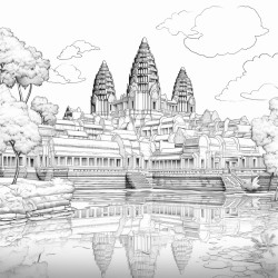 angkor wat in cambodia