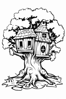 tree shaped house
