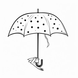 umbrella with bow