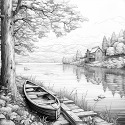 fishing on the lake