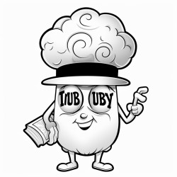 a big brain with the word indubitably