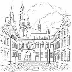 li deszcz miasto