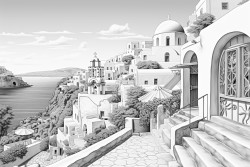santorini photo