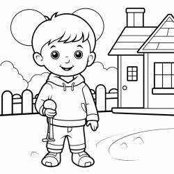 pasalo a solo lineas para colorear