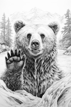 hi five bear
