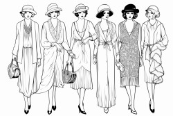 1910s popular womens fashion