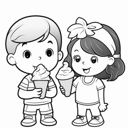 ice cream eating ice cream