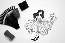 flamenco passport that includes a flamenco dancer fan castanets shawl shoes spanish flag