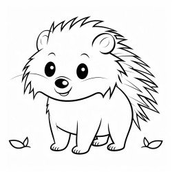 a cute icelandic hedgehog