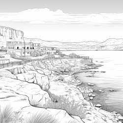 the dead sea israel  west bank  jordan