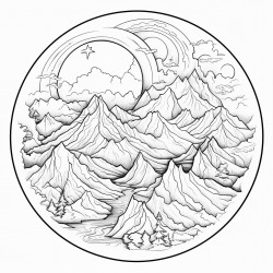 pangea with mountains