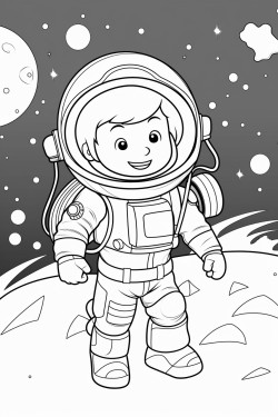 un mono encontrando un casco de astronauta en la selva