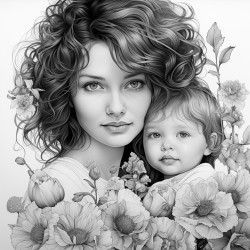 mother and son