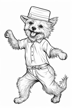 dancing puppy