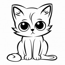 sad cat