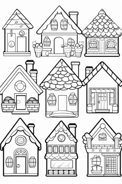 houses made of sugar