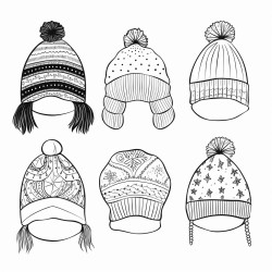 ugly sweater hats scarfs