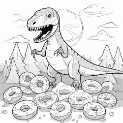 dinosaurs and donuts
