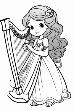 only the musical instrument the harp