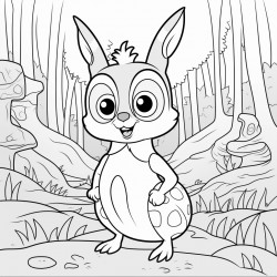 xerus in the forest