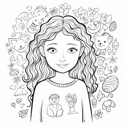 i am human colouring sheet about compassion kindness fairness thoughtfulness listening