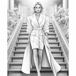 fashion illustration runway cool outfit