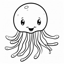 a cartoon jellyfish