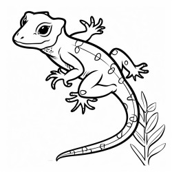 a gecko climbing up a wall