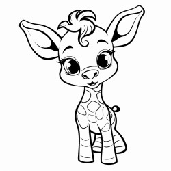 cute baby giraffe