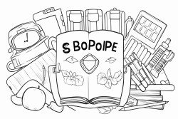 words be safe be kind be responsible with school supplies around