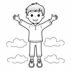 invisible person standing on the ceiling