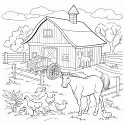la ferme et ses animaux