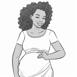 black woman pregnant