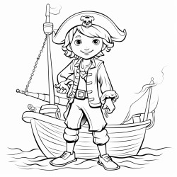 une chvre dguise en pirate
