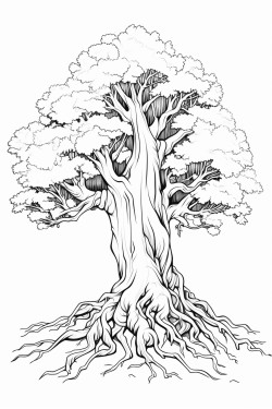 baby druid tree strump grass