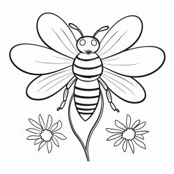 bee on a flower
