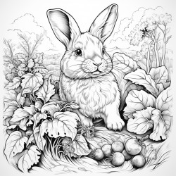 rabbit eats carrot