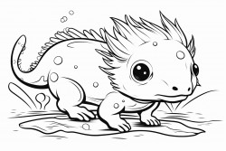 axolotl cute funny