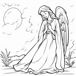angel appears to hebrew woman