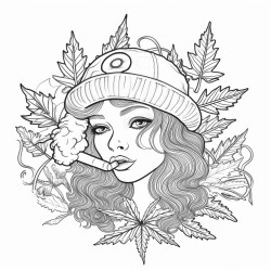 coloring pages for stoners