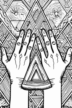 the hands with the rich triangle