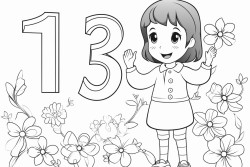 crear con numeros para coloriar