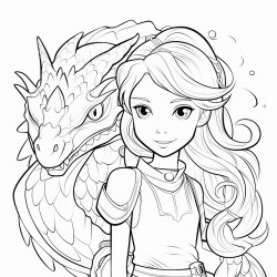 girl that has dragon aspects