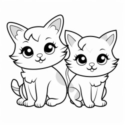 two cats