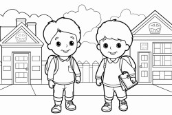coloring page for kids