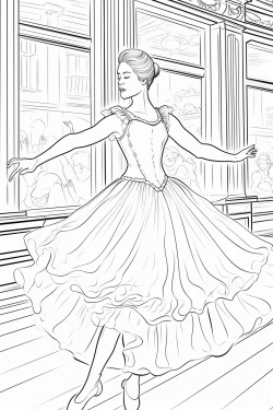 ballet dancer onstage