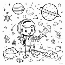 Space exploration and underwater adventure