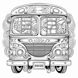 school bus front