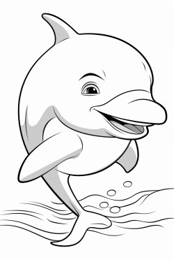 smiling baby dolphins