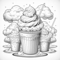 milkshake on cloud